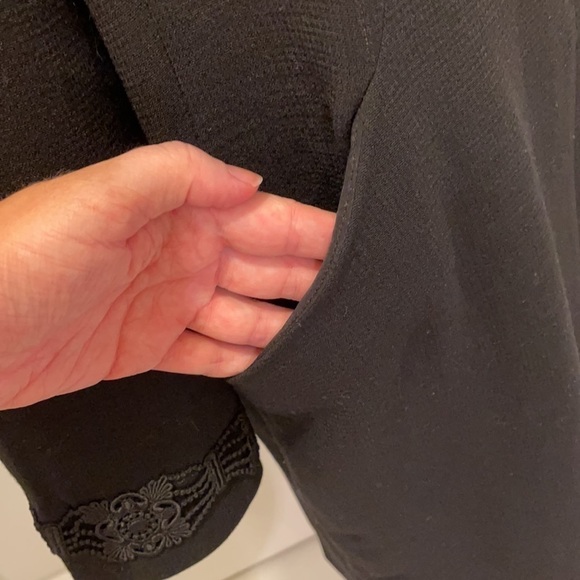 Marisa Minicucci Black Long Sleeve Zip Up Dress - Picture 13 of 16